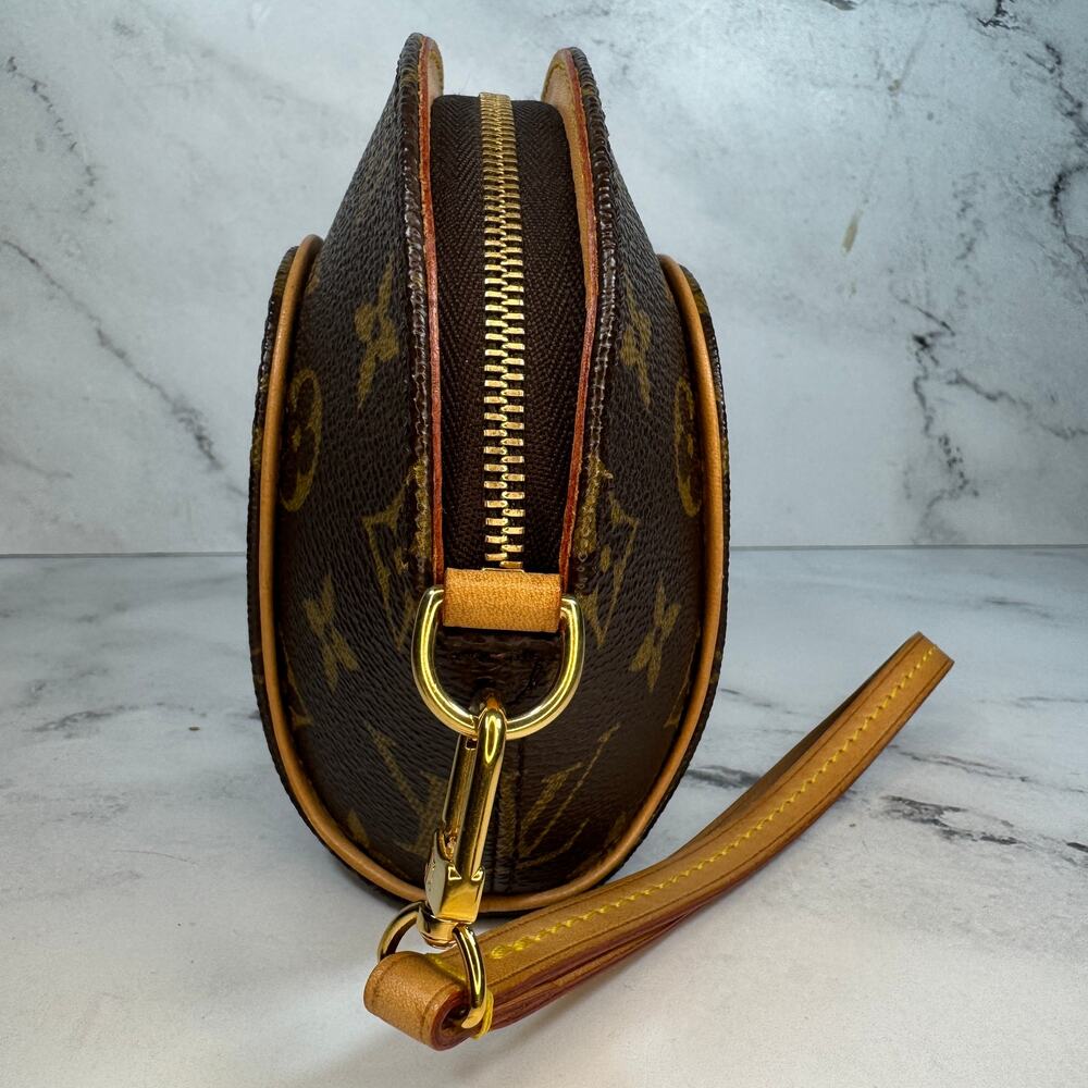 Louis Vuitton Mini Ellipse Vintage Bag Monogram canvas LV Wristlet Clutch Rare - Picture 4 of 16